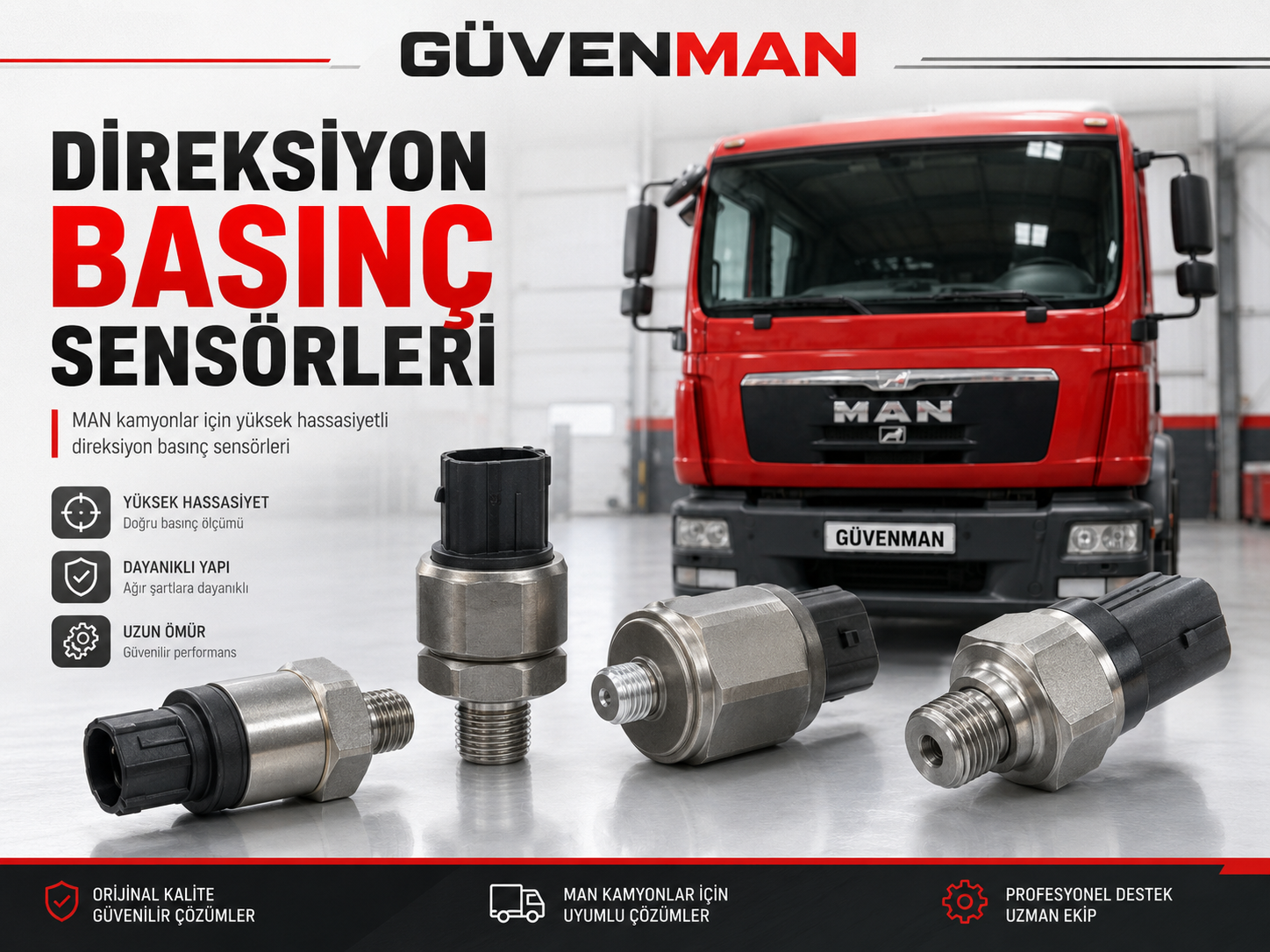 Direksiyon Basınç Sensörleri